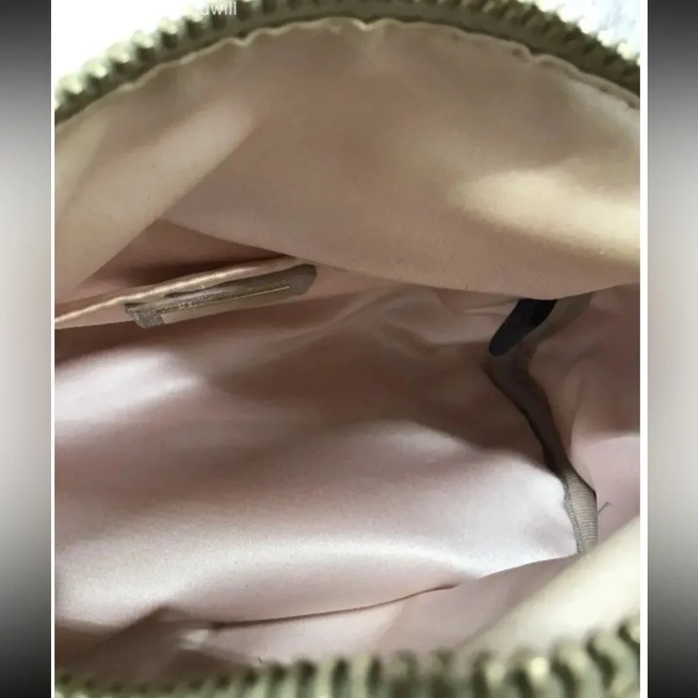 Rare Vintage Fendi Mini Metallic Zucchino Bauletto Bag - Picture 13 of 13